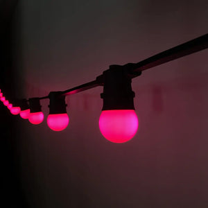 Jacaranda Purple Festoon Lighting Per Meter (0.5m Spacing) - Festoon Lighting