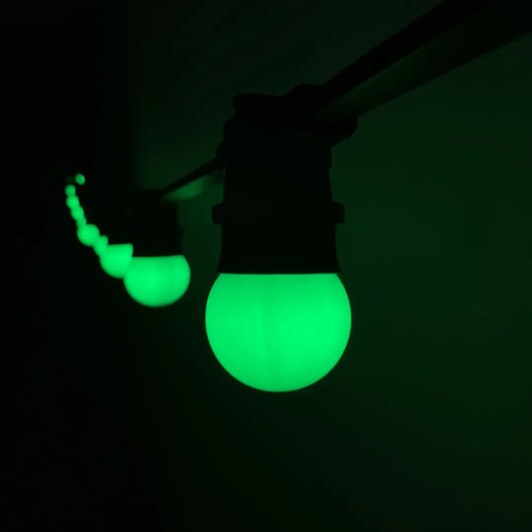 Emerald Green Festoon Lighting Per Meter (0.5m Spacing) - Festoon Lighting