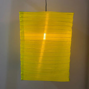 Lantern - 35cm Rectangle Apple Green - Festoon Bulbs
