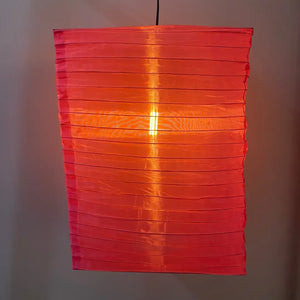 Lantern - 35cm Rectangle Pink - Festoon Bulbs