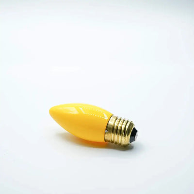Bulb E27 C35 Lemon Yellow - Festoon Bulbs