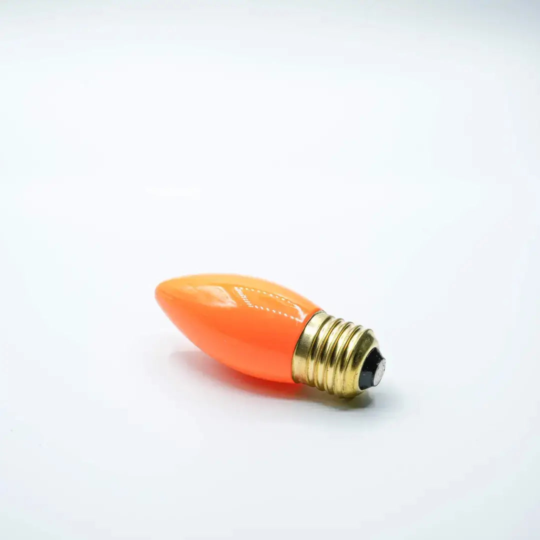 Bulb E27 C35 Tangerine Orange - Festoon Bulbs