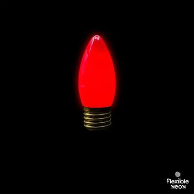 Bulb E27 C35 Raspberry Red - Festoon Bulbs