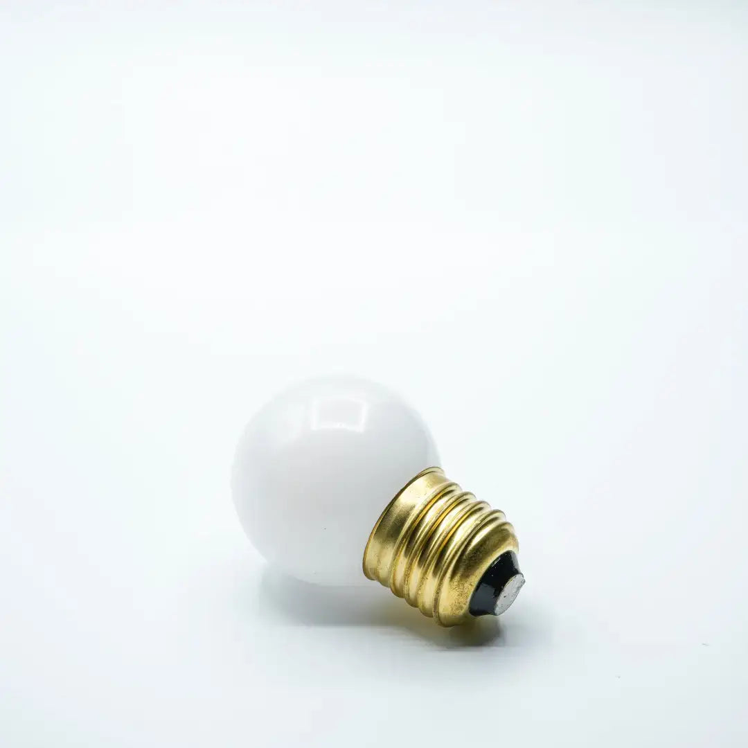 Bulb E27 G45 Milky 2000K Quad Filament - Festoon Bulbs