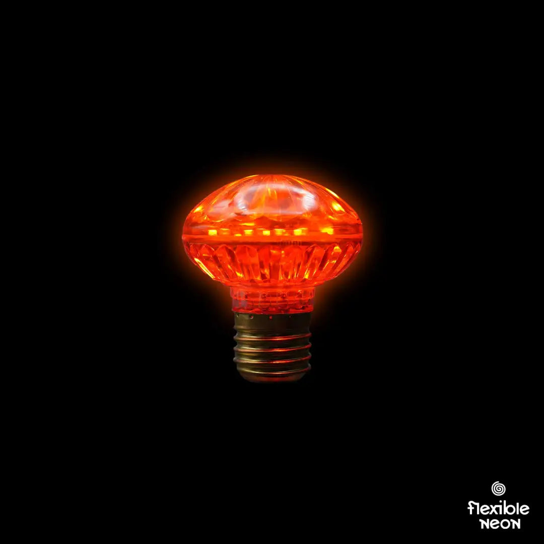 Bulb E27 Cabochon - Orange - Festoon Bulbs