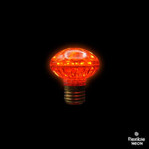 Bulb E27 Cabochon - Orange - Festoon Bulbs