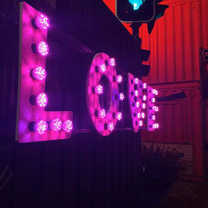 Pink Cabochon Festoon Lighting Per Meter - Festoon Lighting
