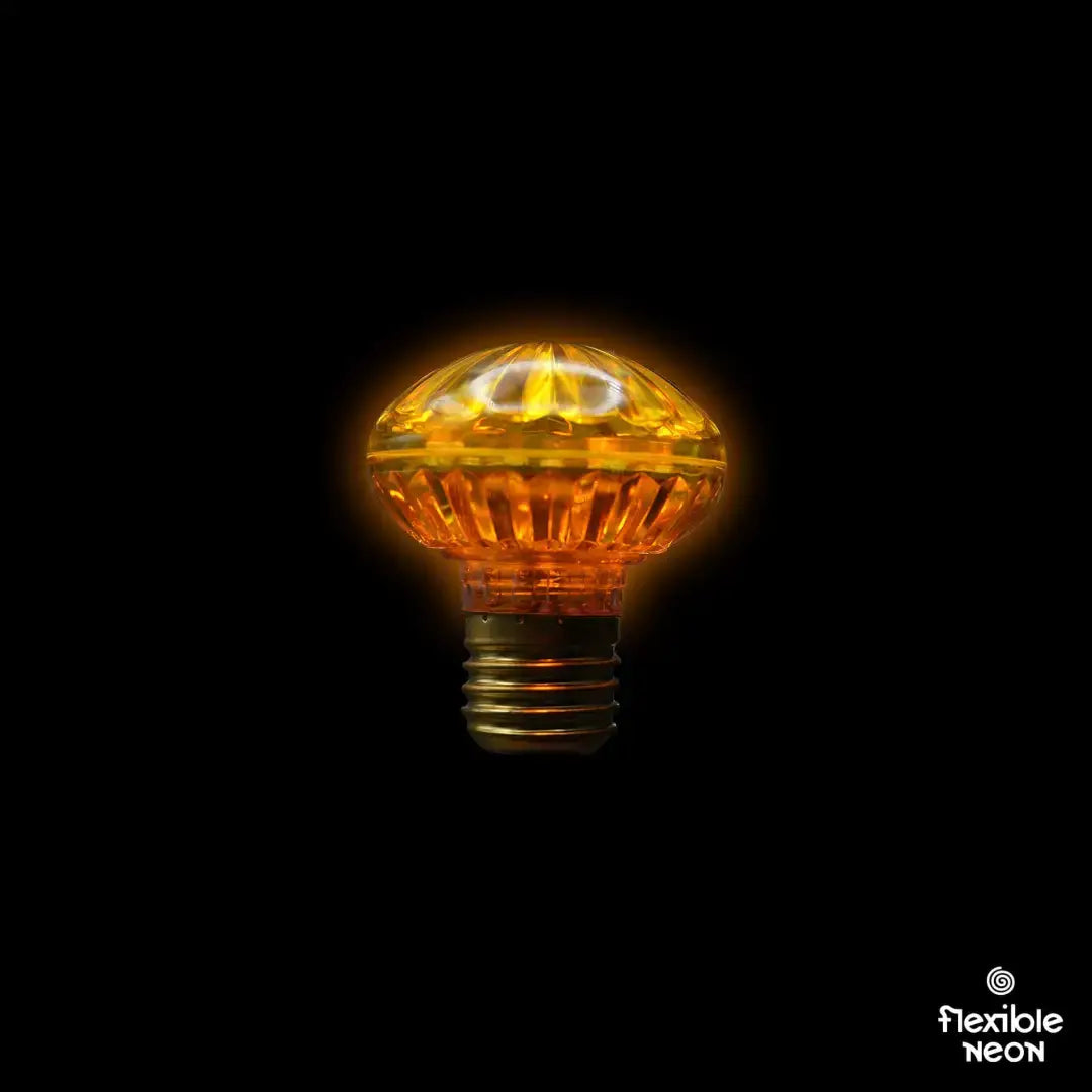 Bulb E27 Cabochon - Yellow - Festoon Bulbs