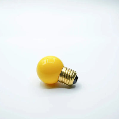 Bulb E27 G45 Lemon Yellow - Festoon Bulbs
