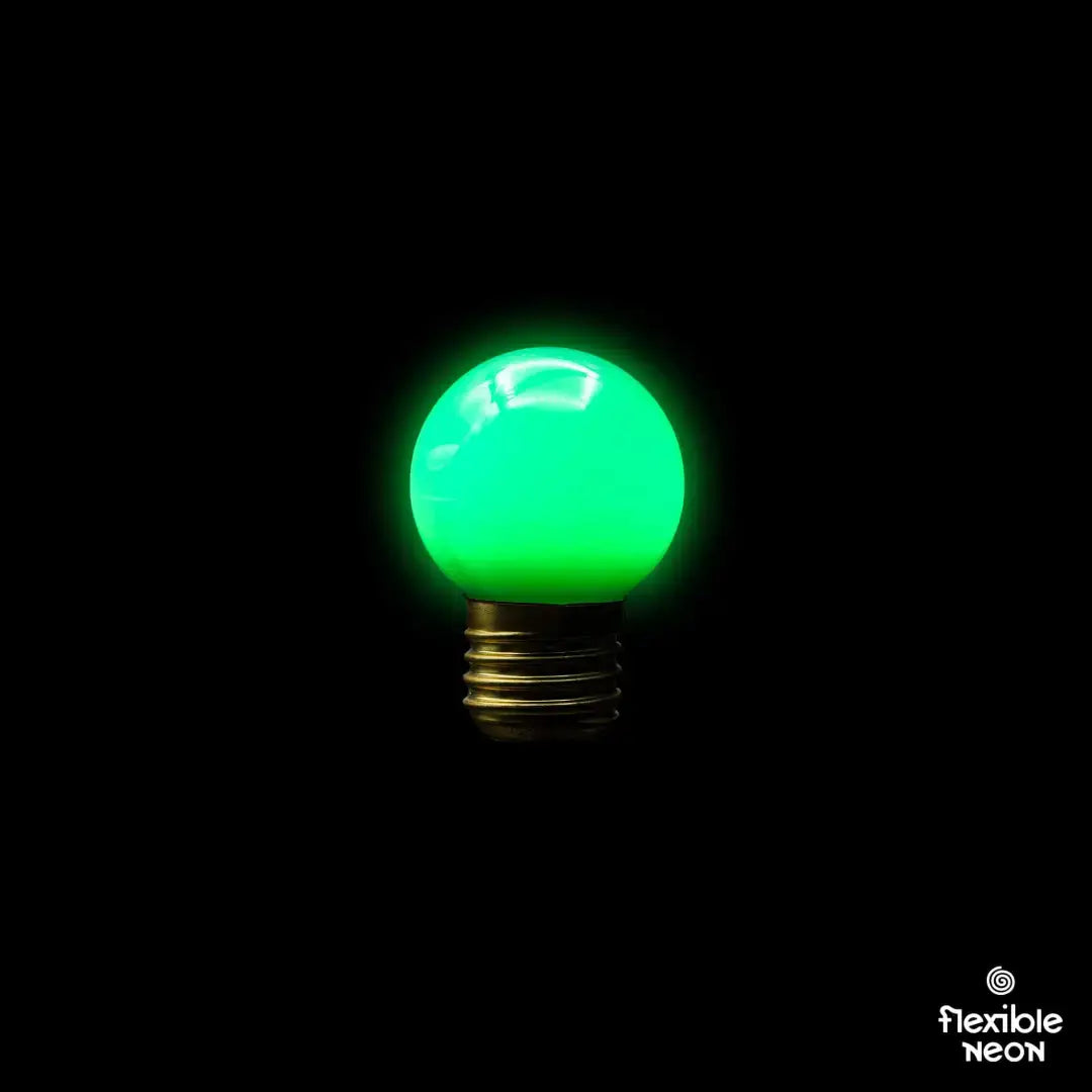Bulb E27 G45 Emerald Green - Festoon Bulbs