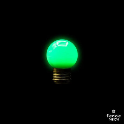Bulb E27 G45 Emerald Green - Festoon Bulbs