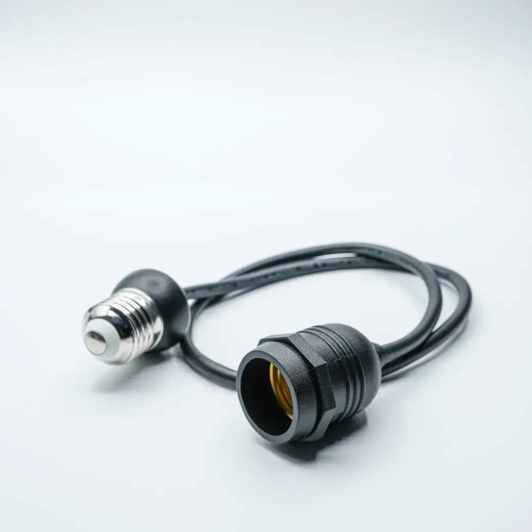 Black E27 Dropper- 60cm - Festoon Bulbs