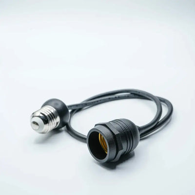 Black E27 Dropper- 60cm - Festoon Bulbs