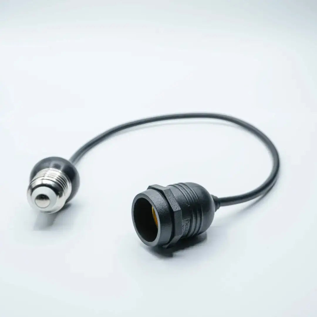 Black E27 Dropper- 40cm - Festoon Bulbs