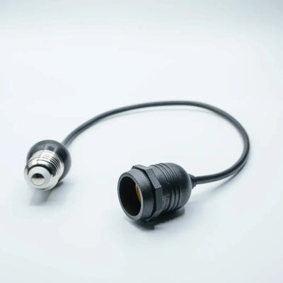 Black E27 Dropper- 40cm - Festoon Bulbs