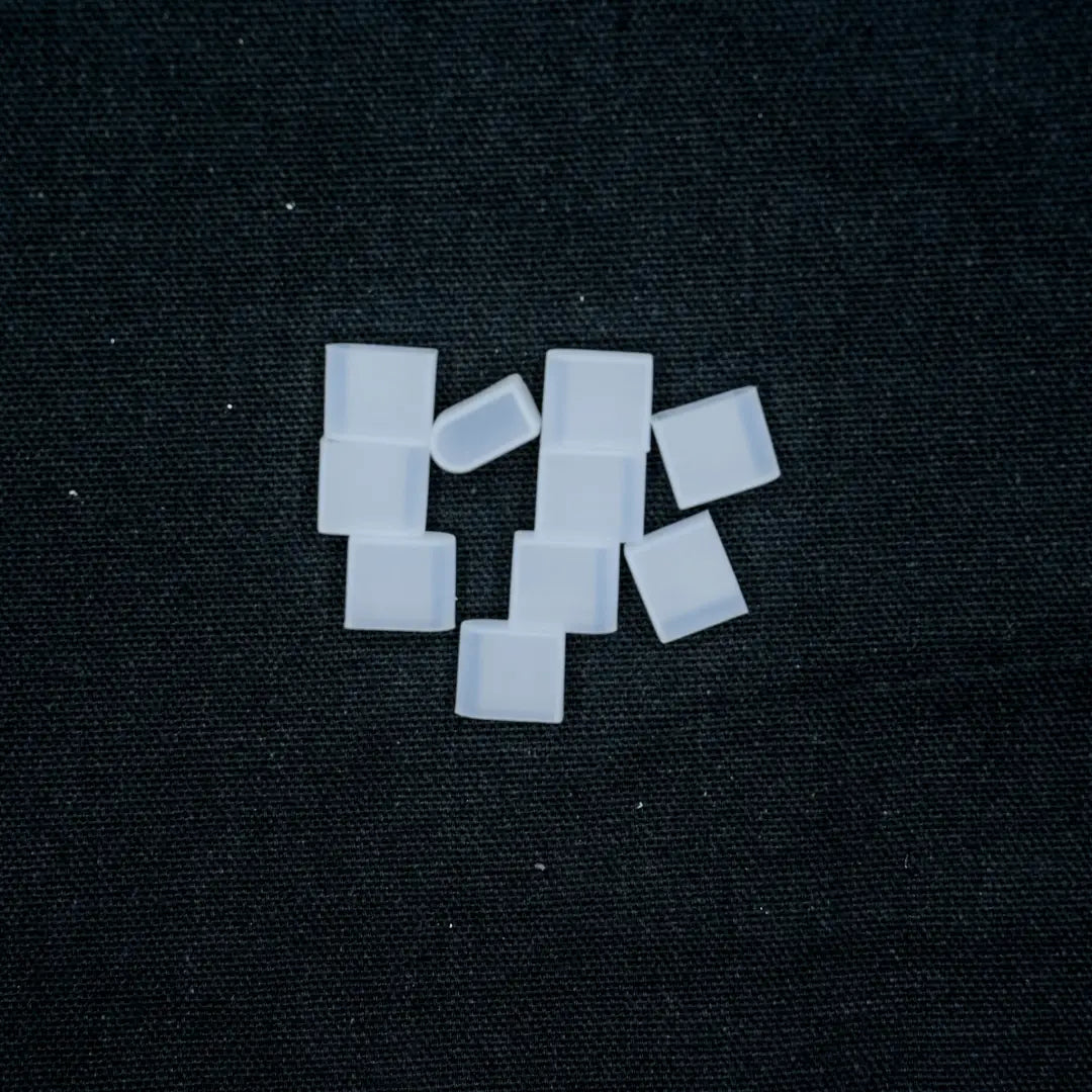 White square flexible neon pieces for 6x12 Flex Neon End Cap products