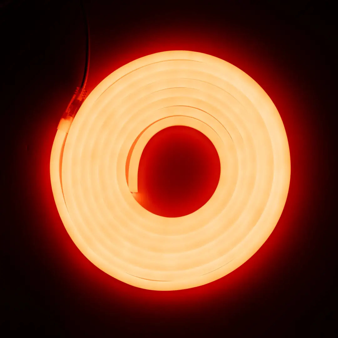 8x10x16 PVC Flex (mtr) Tangerine Orange - Flexible Neon