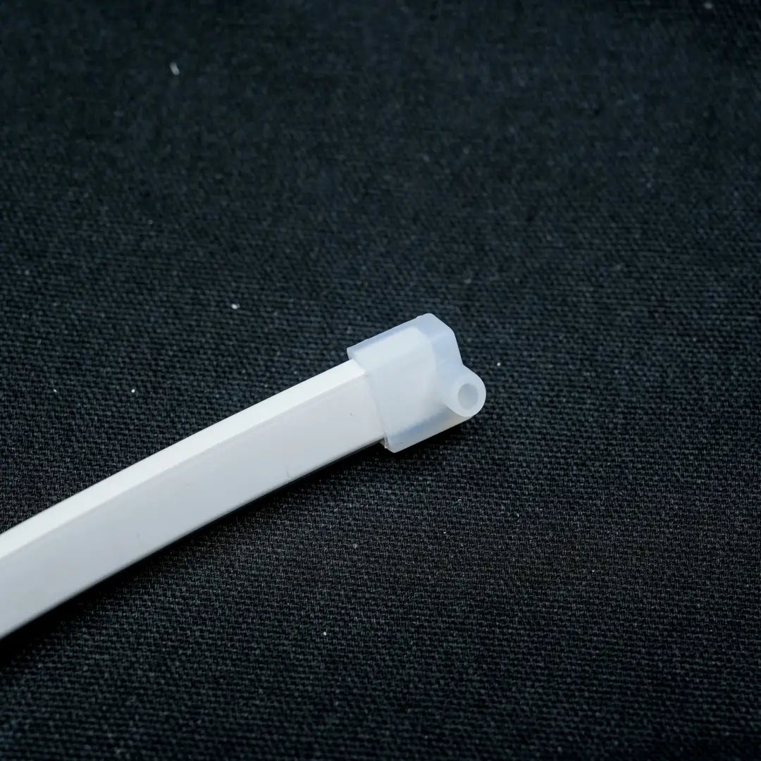 White plastic straw or stirring stick for 6x12 Flex Neon Setup, part of 6x12 Flex Neon products