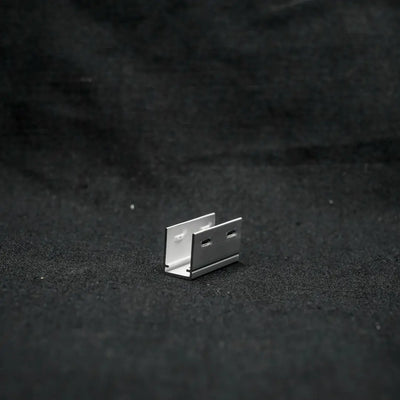 Aluminium mounting clip for neon lighting setup, flexible neon U-shaped bracket in package