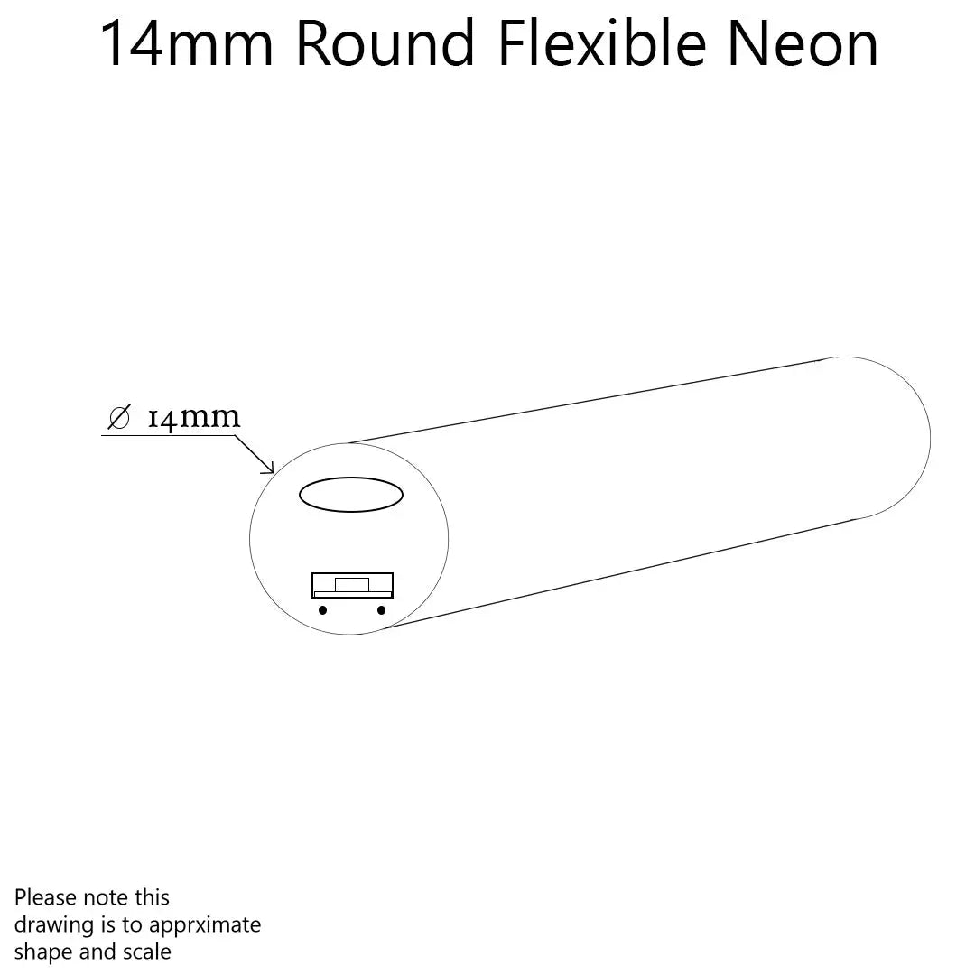14mm Transparent Mounting Clips (10 Pack) - Flexible