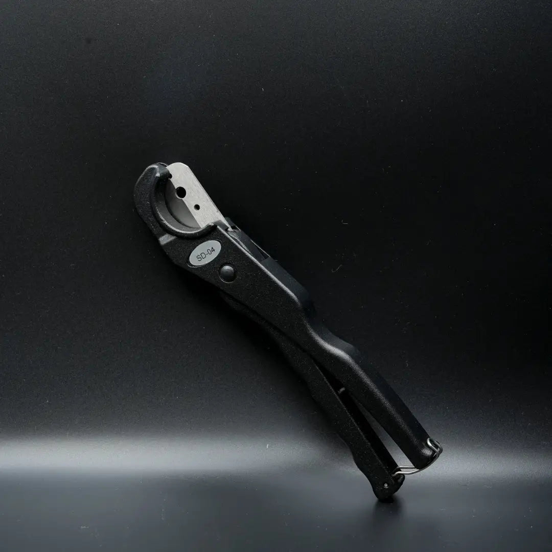 Black folding pocket knife with metallic blade from Cutters Flexible Neon 42mm featuring premium Teflon blade