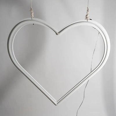 Skinny Heart Pixel Neon Sign