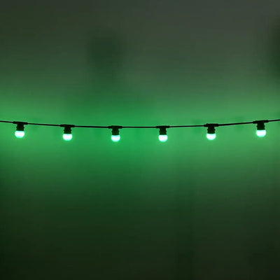 50m G45 Green 2F Festoon Lighting Bundle (0.5m Spacing) - Festoon Lighting