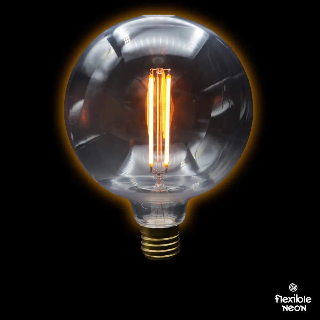 Bulb E27 G125 Clear 1800K Quad Filament - Festoon Bulbs