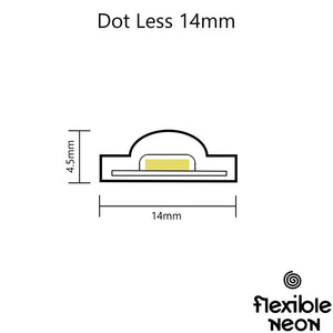 Dot Less 14mm (5mtr) - 3500K - Dot Less