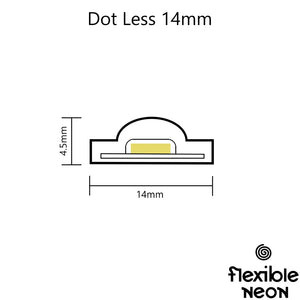 Dot Less 14mm (5mtr) - 2700K - Dot Less