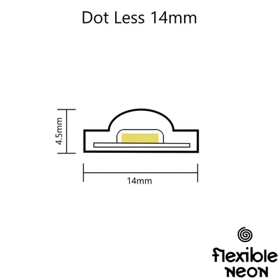 Dot Less 14mm (5mtr) - 3000K - Dot Less