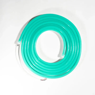 Flexible neon turquoise rubber hose for architectural strips in ELG 12V Flex Neon Mars Green