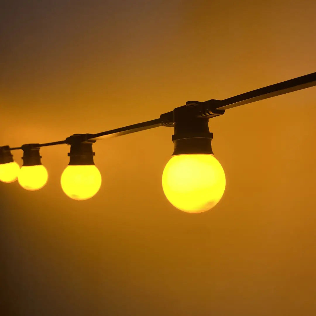 Lemon Yellow G60 Festoon Lighting Per Meter - Festoon Lighting