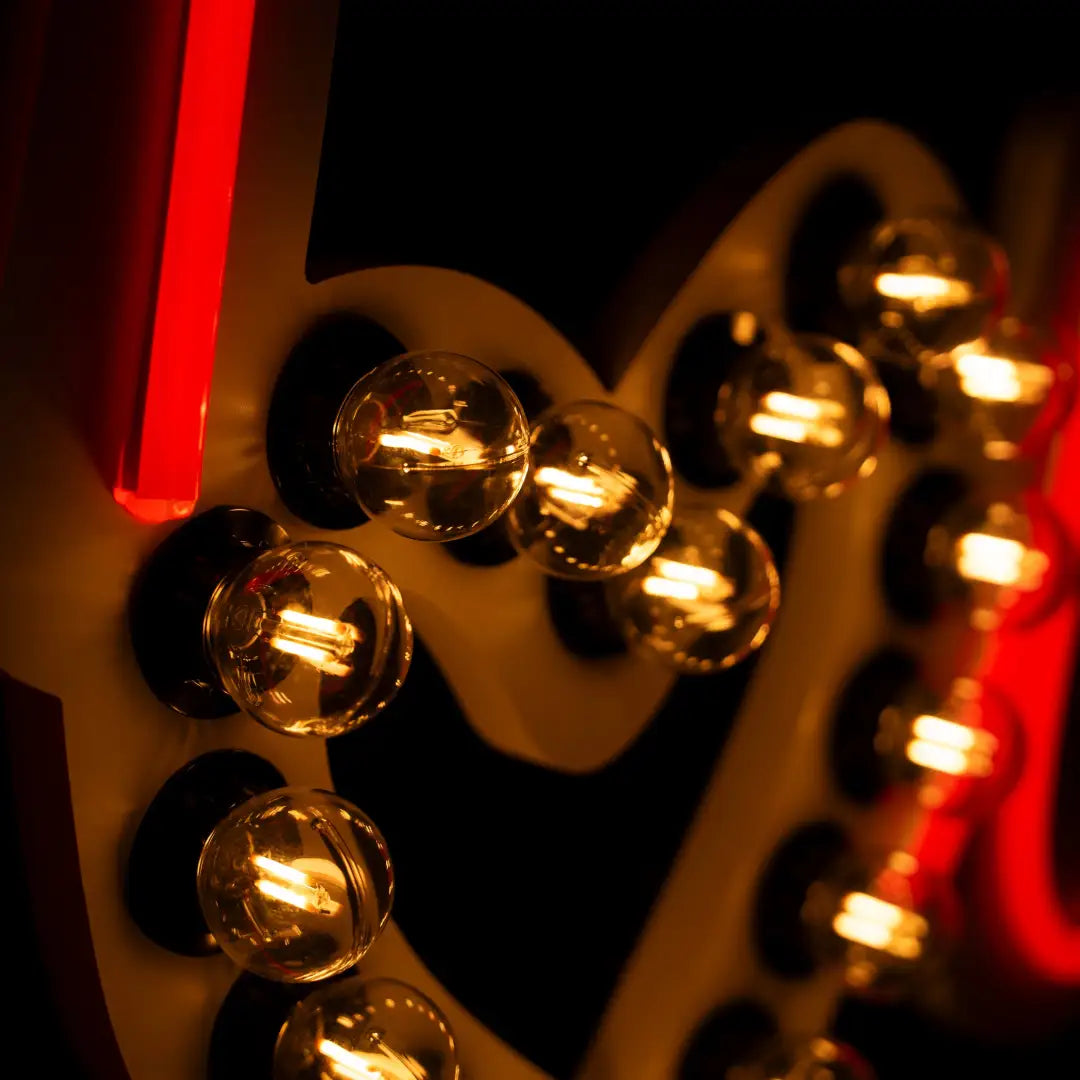 Love with E14 Bulb Sign - Spectacular Bespoke Piece