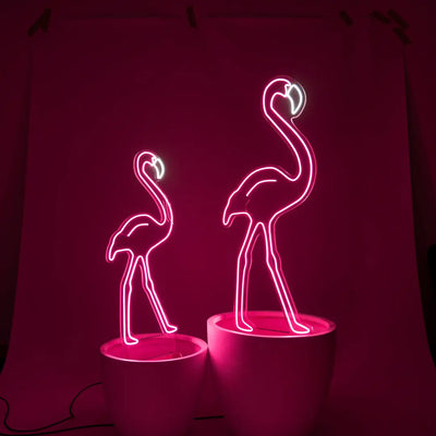 Pink Flamingo Neon Sign