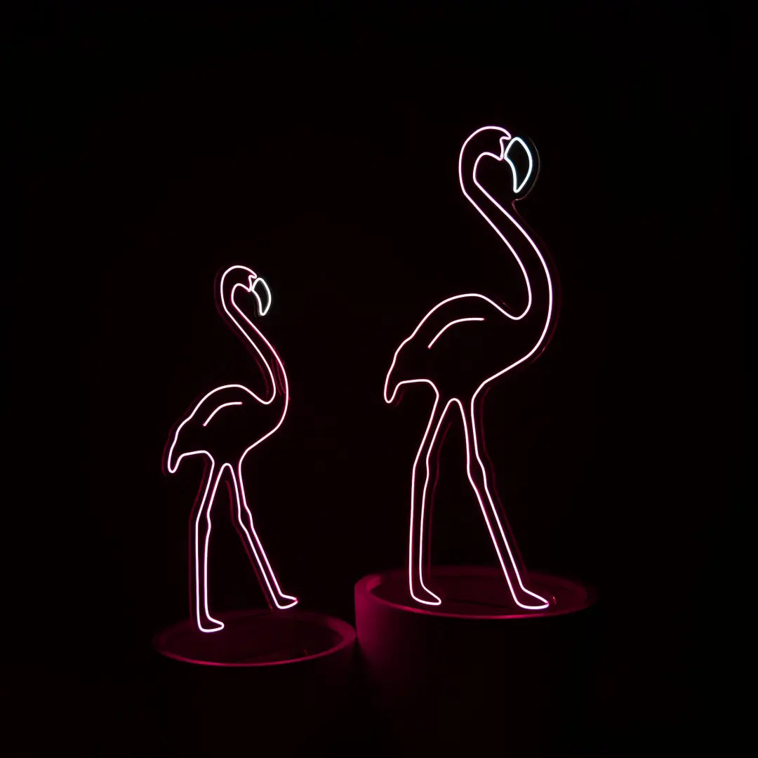 Pink Flamingo Neon Sign