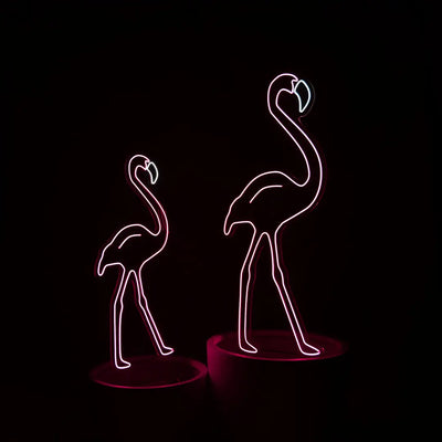 Pink Flamingo Neon Sign