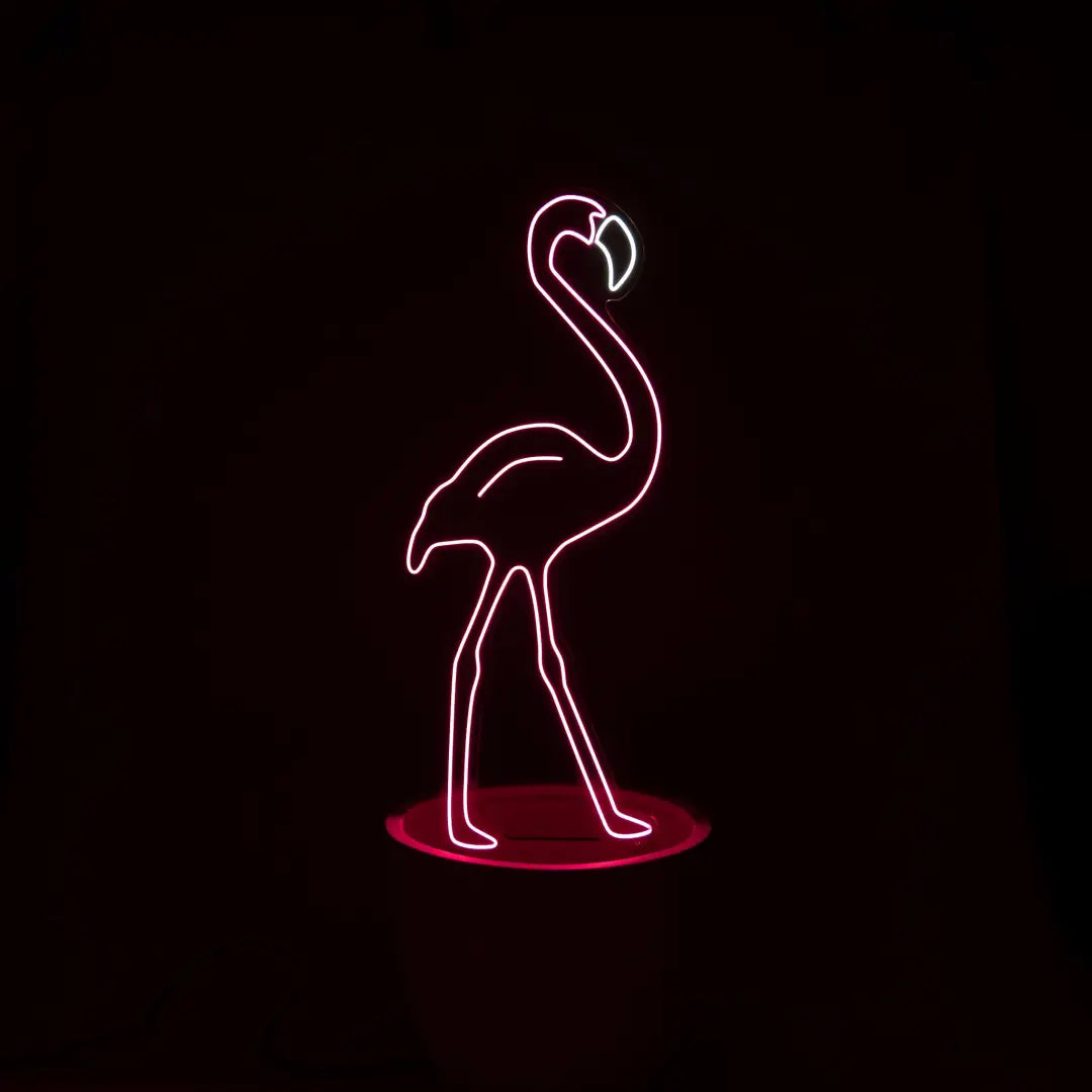 Pink Flamingo Neon Sign