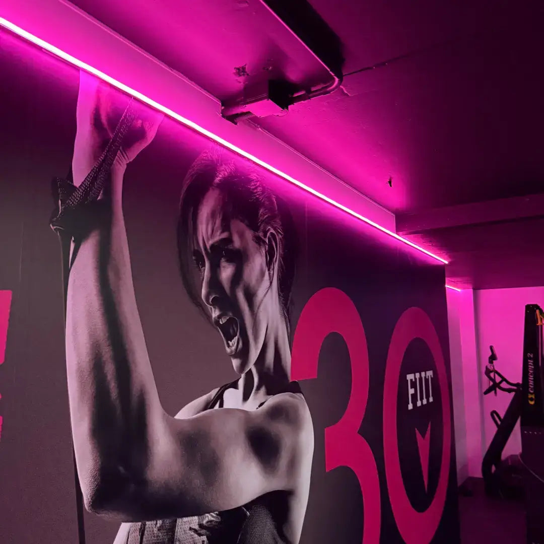 8x10x16 PVC Flex (5mtr) Hot Pink - Flexible