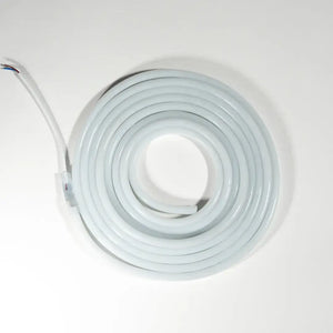 Coiled white flexible neon LED cable for 8x10x16 PVC Flex 5mtr Pure White 6000K