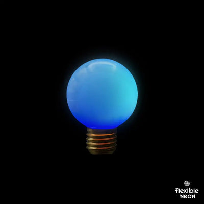 Bulb E27 G60 Royal Blue Quad Filament - Festoon Bulbs
