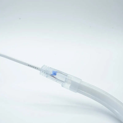 Clear plastic medical syringe with needle for flexible neon accessories and 8x10x16 Quick Connectors