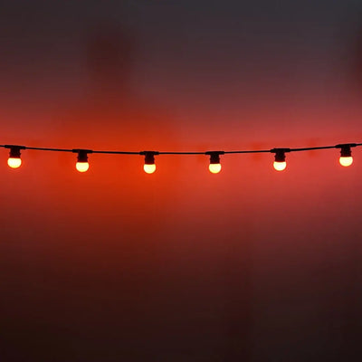 50m G45 Red 2F Festoon Lighting Bundle (0.5m Spacing) - Festoon Lighting