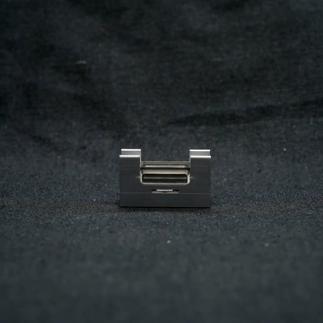 Metal calibration weight block with parallel grooves for 10x13x22 removable ejector mounting