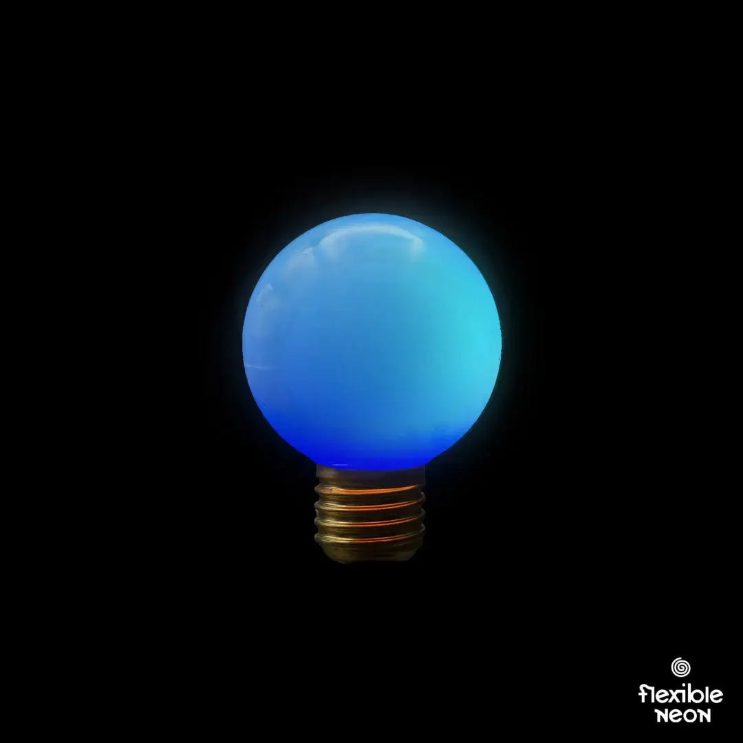 Bulb E27 G60 Royal Blue Quad Filament - Festoon Bulbs