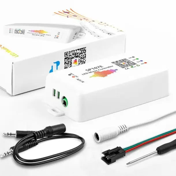 SP107E LED Controller – Bluetooth Pixel IC SPI Music Controller (App Controlled) - Accessories
