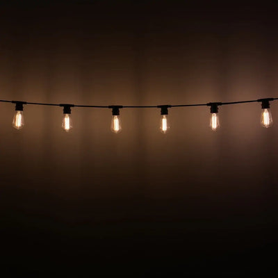 50m ST58 Clear 1800k 4F Festoon Lighting Bundle (0.5m Spacing) - Festoon Lighting