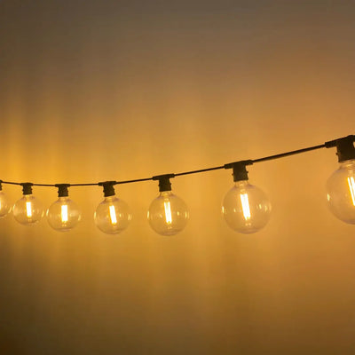 Warm White G125 Clear Festoon Lighting Per Meter - Festoon Lighting