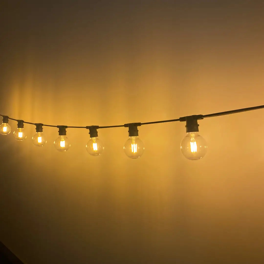 Warm White G80 Clear Festoon Lighting Per Meter - Festoon Lighting