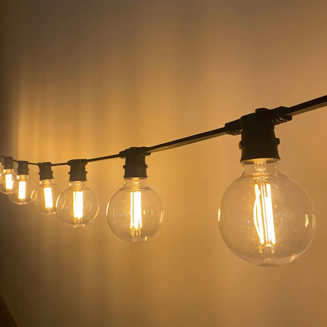 Warm White G95 Clear Festoon Lighting Per Meter - Festoon Lighting